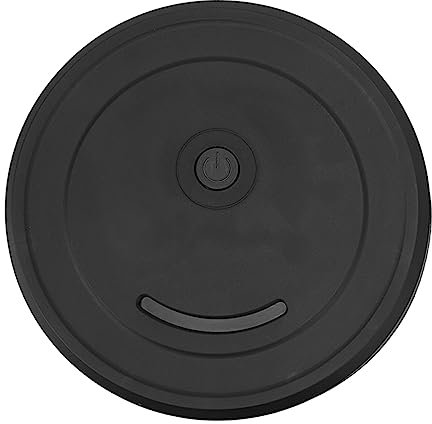 HEEPDD Aspirador Robot con Fuerte Potencia de Succión Aspirador Inteligente ABS Evitación Automática de Obstáculos Robot de Barrido con Trapeadores para Oficina en Casa (Negro)