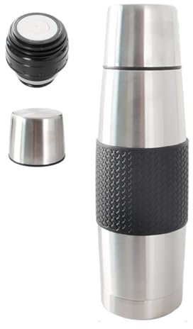 Thermos in Acciaio Inox, Tazza di Isolamento Sottovuoto per liquidi, Mantiene Temperatura fino a 24H, Contenitore Termico per Acqua/Caffe (500mL H24.7 x 6.8cm)