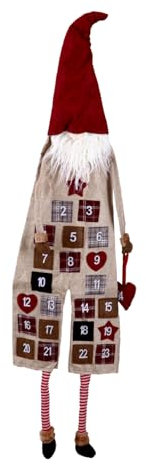 CIMAXIC Countdown-kalender Weihnachts-countdown-ornamente Tischdekoration Weihnachtsmann Adventskalender Kinderkalender Weihnachtlicher Wandkalender Kunstfell Weihnachten Türverkleidung