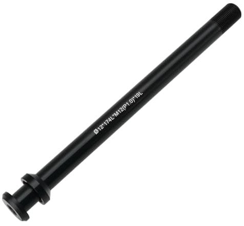 YINETTECH 1PC Bike Thru Rear Axle 12mm X 174mm X 1.0mm Lega Di Alluminio Bici Da Strada Thru Axle Per Mountain Bike Bici Da Strada Skewer Lever Bicicletta Per telai con passo filettato M12x1,0mm