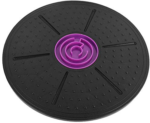 POENVFPO Yoga Balance Disc, Kunststoff Lila Labyrinth Wackel Balance Board Fitness Trainingsgerät für Yoga