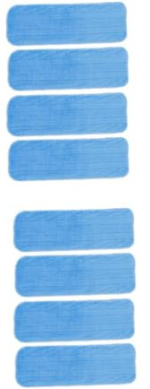 BESTYASH 2sets 4pcs Washable Mop Replacement Pads Durable Cleaning Cloths for Hardwood Laminate Tile Floors for Schools Gyms Restaurants Machine Washable Mop Accessories 4pcs*2