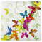 Sovie HOME Serviette Papillon | Airlaid-Servietten 40x40 cm | saugstark stoffähnlich | bunt Schmetterling Feier | 12 Stück
