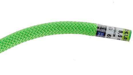 EDELRID Canary Pro Dry 8.6 Ambassador Kletterseil, neon grün, 80m