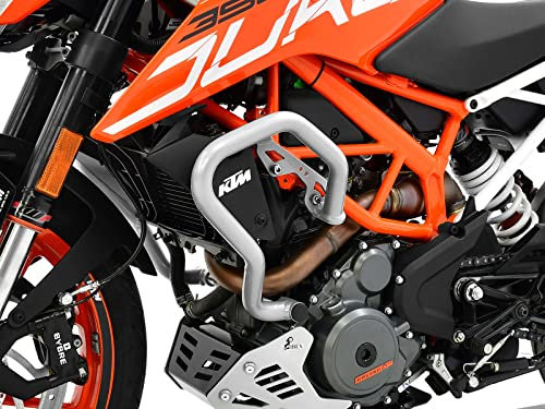 ZIEGER Defensas de motor compatibles con KTM 390 Duke plata