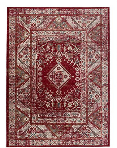 Carpeto Rugs Tapis Salon Rouge 120 x 170 cm Oriental/Emirat Collection