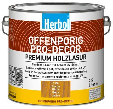 Offenporig Pro-Décor - Holzlasur - 2,5 Liter - Kiefer