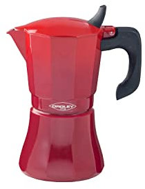 Oroley CAFETERA 12 TAZAS. PETRA ROJA