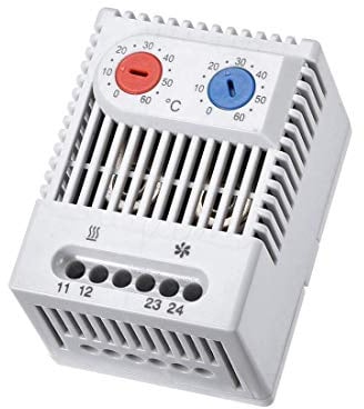 Mechanischer Thermostat, 0-60 C, kompakter Temperaturregler, einstellbar, N.C/N.O