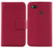 Gukas Echt Leder Tasche Für Fairphone 3/3+ / 3 Plus 5.65 Hülle Handy Flip Lederhülle Handyhülle Brieftasche Kartenfächer Schutz Premium Case Cover Etui (Rosa)