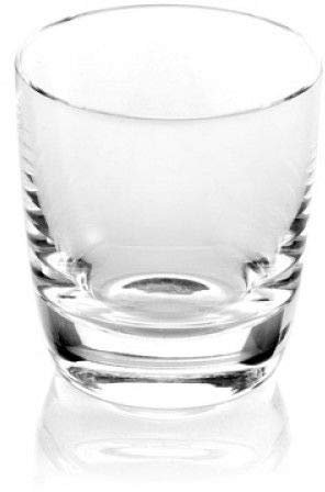 IVV Set 6 Bicchieri Whisky Basso Vetro Trasperente MOD. Amicum