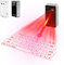Zeerkeers Clavier Bluetooth Laser sans Fil virtuel Projection Clavier Portable pour iOS Android Smart Téléphone Pad Tablette PC Notebook Noir