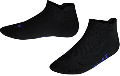 FALKE Unisex Kids Cool Kick Sneaker K Sn Soft Breathable Quick Drying Low-Cut Plain 1 Pair Trainer Socks, Black 3000, 12-2.5