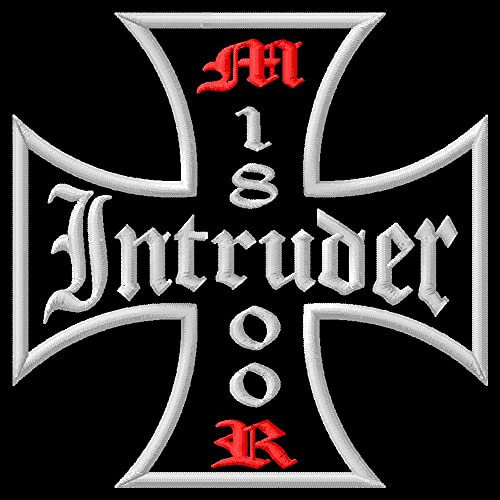 Masterpatch Aufnäher für Fans Suz Intruder M1800R Cross Patch für Suzuki Intruder M 1800R Biker Motorrad Parche Bordado Brodé Patch écusson Toppa Ricamata