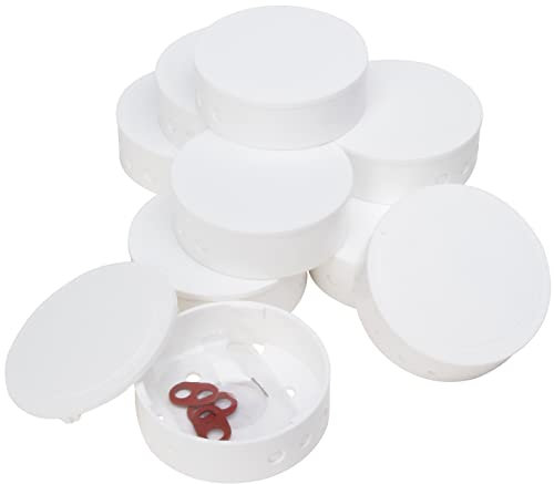Kopp Plastic Junction Canopy, White, Professional Pack of 10, 341810047