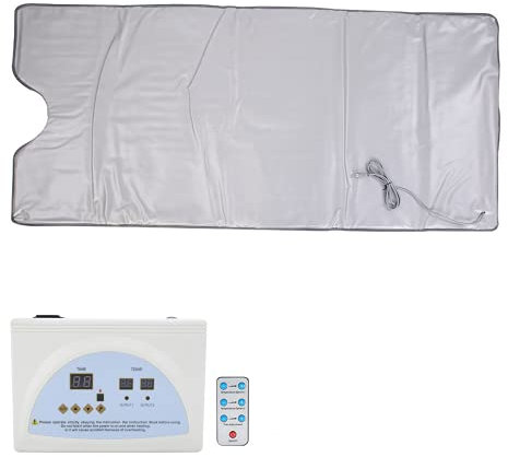 Manta de sauna portátil a distancia por infrarrojos, manta térmica de 220 V, manta de terapia de calor por infrarrojos para moldear el cuerpo, terapia profesional, contra el envejecimiento
