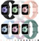 Higgs 6 Pack Sport Straps Compatible with Apple Watch Straps 10 42mm 38mm 40mm 41mm Women Men, Soft Silicone Strap Replacement Watchbands for iWatch Ultra Series 9 8 7 6 5 4 3 2 1 SE