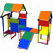 Move and stic Hansi 6609 Grande tour de jeu avec toboggan pour enfants
