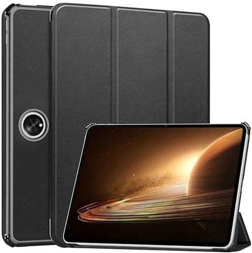 Kepuch Custer Funda para OPPO Pad 2/Oneplus Pad 11.6,Slim Smart Cover Fundas Carcasa Case Protectora de PU-Cuero para OPPO Pad 2/Oneplus Pad 11.6 - Negro