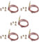 Set termocoppia universale da 900 mm, M6 x 0,75 con dadi versati (cinque)