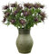 Künstlicher Distel-Blumenstrauß mit 3 Zweigen, Künstliche Eryngien-Pflanzen, Künstliche Disteln mit Langen Stielen, Simulation von Seestechpalmen, Fühlt Sich Echt An, Künstliche Pflanzen,(Lila)