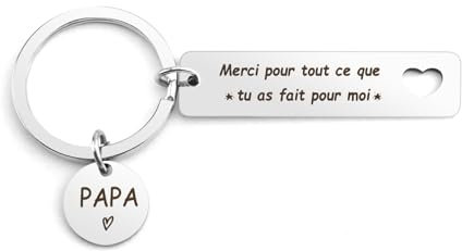 Kabulae Porte-Clés, Cadeau Original pour Papa et Beau Papa - Idée pour Fête des Pères et Noël