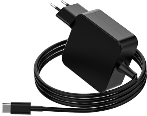 65W USB C Laptop Ladekabel Netzteil für Lenovo Thinkpad X1 Yoga, Asus Chromebook, Huawei Matebook, MacBook Pro/Air, HP Spectre, Xiaomi Air Google Samsung Acer 20V 3,25A Typ C Ladegerät Adapter