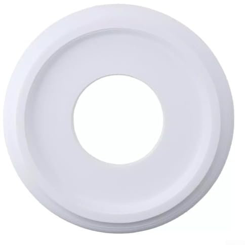 FUBESK Home Round Split Medallion PU Decorative Ceiling Fan Light Fixtures Covers Plate