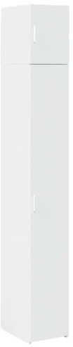 vidaXL Slim Storage Cabinet White 30x42.5x225 cm Engineered Wood