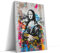 AKINDA Art Gallery - Stampa da Parete 90 x 120 cm - Mona Lisa Pop Art - Graffiti Colorati - Dipinto Creativo - Quadro Camera da Letto - Stile Graffiti - Idea Regalo per Arredo Casa