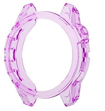 FACDEM Custodia protettiva per smartwatch Garmin Fenix 7, 7S, 7X, 5S, 5, 5X, Plus, 6S, 6, 6X, Pro, in TPU, antiurto, per smartwatch Fenix 5, 5 Plus, colore viola
