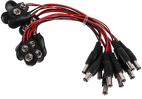 FELTECHELECTR 10 Stück Batterie Schnappverbinder Positive Und Negative Kfz Batterieklemmen Verbindungsschnallen Für Gleichstrom Anwendungen Ideal Für DIY Projekte Und Elektronikgeräte
