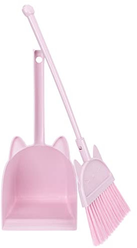 IWOWHERO Set De Escoba y Recogedor Para Herramientas De Limpieza Para Jardín De Infancia Kit De Limpieza Infantil En Color