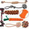 Speedy Panther 8 Pack Durable Dog Rope Toys Set - Interactive Cotton Chew Toys for Small Medium Dogs, Puppy Teething Toys, Perfect for Tug of War, Fetch, and Dental Health