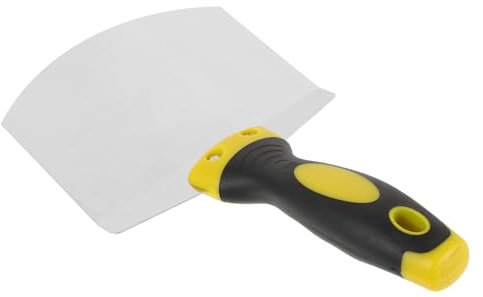 KONTONTY Gips-schaberwerkzeug Für Küche Gebogener Schaber Für Flecken Halbrunder Trockenbau-schaber Edelstahlspatel Zum Glätten Von Gips