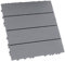 HOMSFOU Dalles De Terrasse Imperméables Plastique Imitation Bois Pour Jardin Balcon Et Patio Carrelage Emboîtable Et Antidérapant Pour Extérieur Et Intérieur