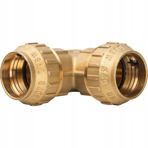 KNM Trade PE-Bogen, Messing, DVGW-zertifiziert, Blau, 32 mm | Polypropylen, Wasserleitung, Garten, Trinkwasser, UV-beständig, NBR/EPDM-O-Ring, Fittings-Schlüssel