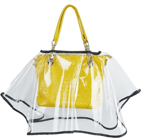 Generisch Handtaschen-Regenmantel – Transparente wasserdichte Taschenhülle | für Damen | Eva-Handtaschenschutzhülle, wiederverwendbarer Regenschutz für Umhängetaschen & Shopper