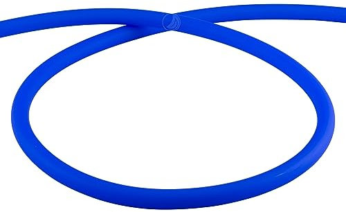 AMY Deluxe Shisha Silikonschlauch matt - blau | 150 cm