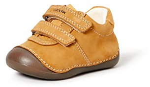 Geox B Tutim, Zapatos para primeros pasos Niños, Marrón Biscuit, 19 EU