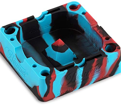 Beamer Smoke Silicone Ashtrays Silikon Aschenbecher Red/Blue/Black