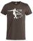 Brollogroup T-Shirt Calcio 'O Tir Aggir Insigne Calcio a Girare PS 27431-A047 (Marrone Moka)