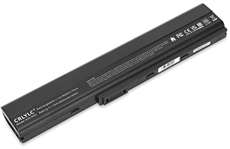 CRLYLC A32-K52 A31-K52 A31-B53 A41-K52 A42-K52 Batteria per Portatile Asus K52 K52F K52J K52JB K52JC K52JE K52JK K52D K52DE K52DY K52N X52 X52F X52J X52JB X52JC K52JR K52JT X52N A42 A52 A52F A52J