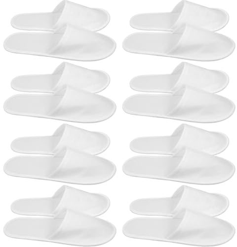 Milisten 10 Pares de Zapatillas de Hotel Cerrado Toe SPA Slippers Slipparadores Antideslizantes Unisex Desechables Zapatillas de Hotel para Fiesta de SPA Hotel Y Viajes