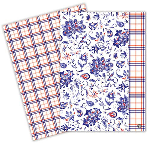 Michel Design Works Küchentuch, Paisley & Plaid, 2 Stück