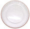 WedDecor 33cm Round Charger Plate, 1pc Charger Plate, for Centerpiece Presentation Dinner Plate Set, Weddings, Banquets, Christmas Parties Table Decorations, Rose Gold