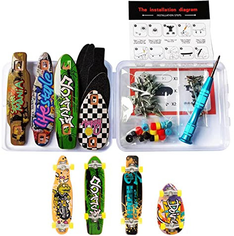 2 Pcs Spielzeug Surfboard für Kinder | Profi-Finger Surfboard Spielzeug - Mini Board für Kinder und Surfer, die Surferkünste verbessern wollen