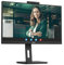 AOC Q27P3QW - 27 Zoll QHD Monitor, 2 MP Webcam, höhenverstellbar, Lautsprecher (2560x1440, 75 Hz, HDMI, DisplayPort, USB Hub) schwarz