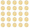 DICOSMETIC 120 Stück Runde Stempel Anhänger Klein Blank Tags Stempel Blanko Tags Gravieren Blanko Tags 6mm Edelstahl Anhänger Goldene Für Armbänd Schmuckherstellung, Bohrung: 1.2mm