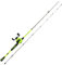 Sougayilang ZJJ Baitcaster-Ruten- und Rollenset, IM7 Graphit 2-teiliger Bait Casting Ruten mit Edelstahlführungen, 7.2:1 Magnetbremse Baitcaster Rollen für Salzwasser Süßwasserfischen-21L